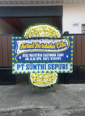 Papan Bunga Duka di Murung Raya